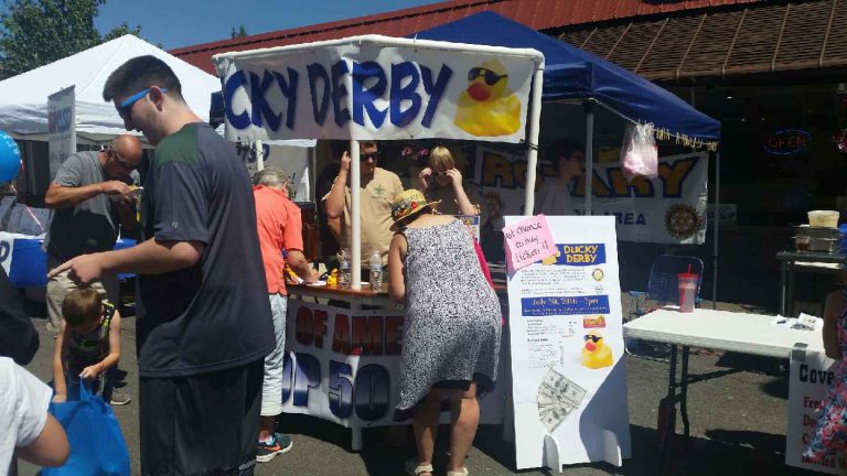 Ducky Derby fundraiser at Stayton Summerfest
