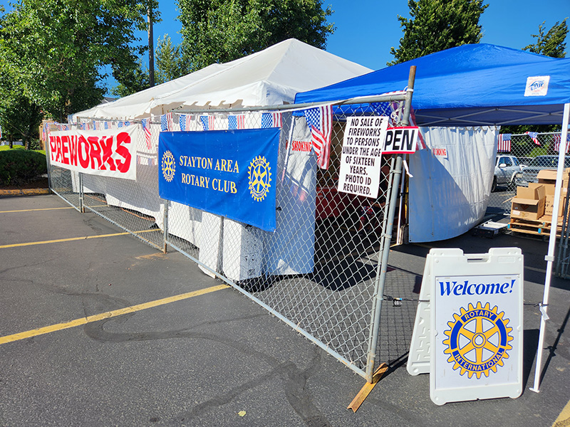Community Fireworks Sale volunteers