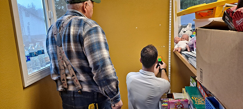 Santiam HS Resource Room construction